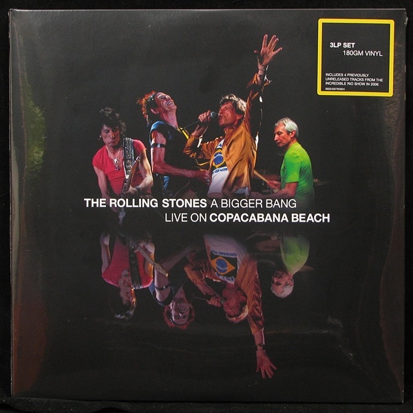 LP Rolling Stones — A Bigger Bang - Live On Copacabana Beach (3LP) фото