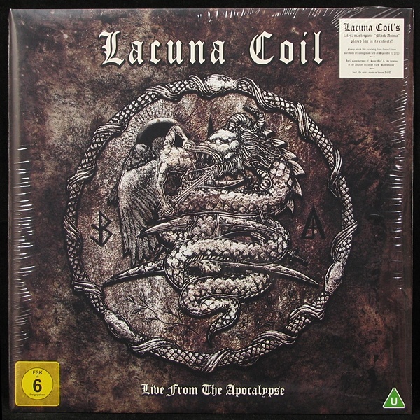 LP Lacuna Coil — Live From The Apocalypse (2LP, + DVD, coloured vinyl) фото