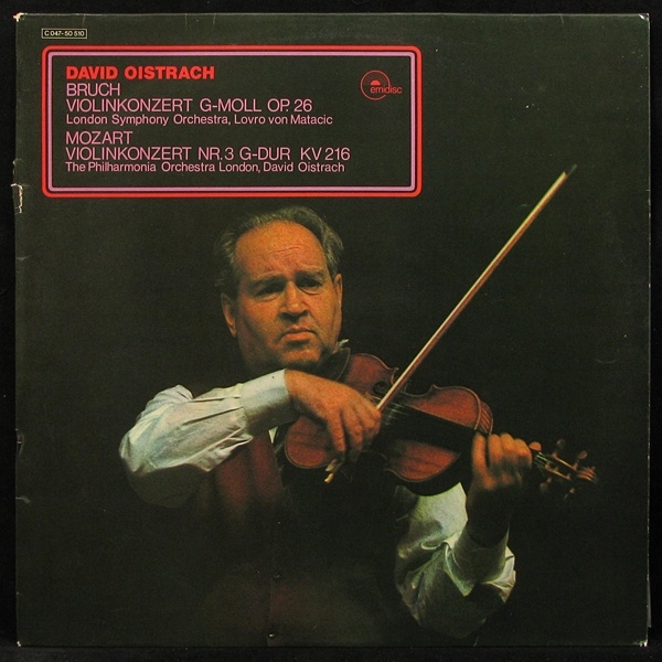 LP David Oistrach — Bruch: Violinkonzert G-moll Op.26 / Mozart /  Violinkonzert Nr.3 фото