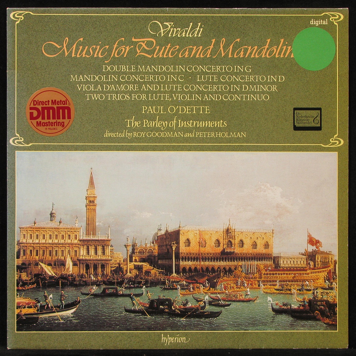 LP Paul O'Dette / Parley Of — Vivaldi: Music For Lute And Mandolin фото