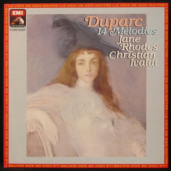 LP Jane Rhodes / Christian Ivaldi — Duparc: 14 Melodies (bookletcover) фото