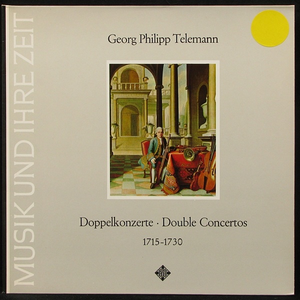LP Nikolaus Harnoncourt — Telemann: Doppelkonzerte / Double Concertos 1715-1730 (bookletcover) фото