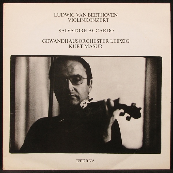 LP Salvatore Accardo / Masur — Beethoven: Violinkonzert фото
