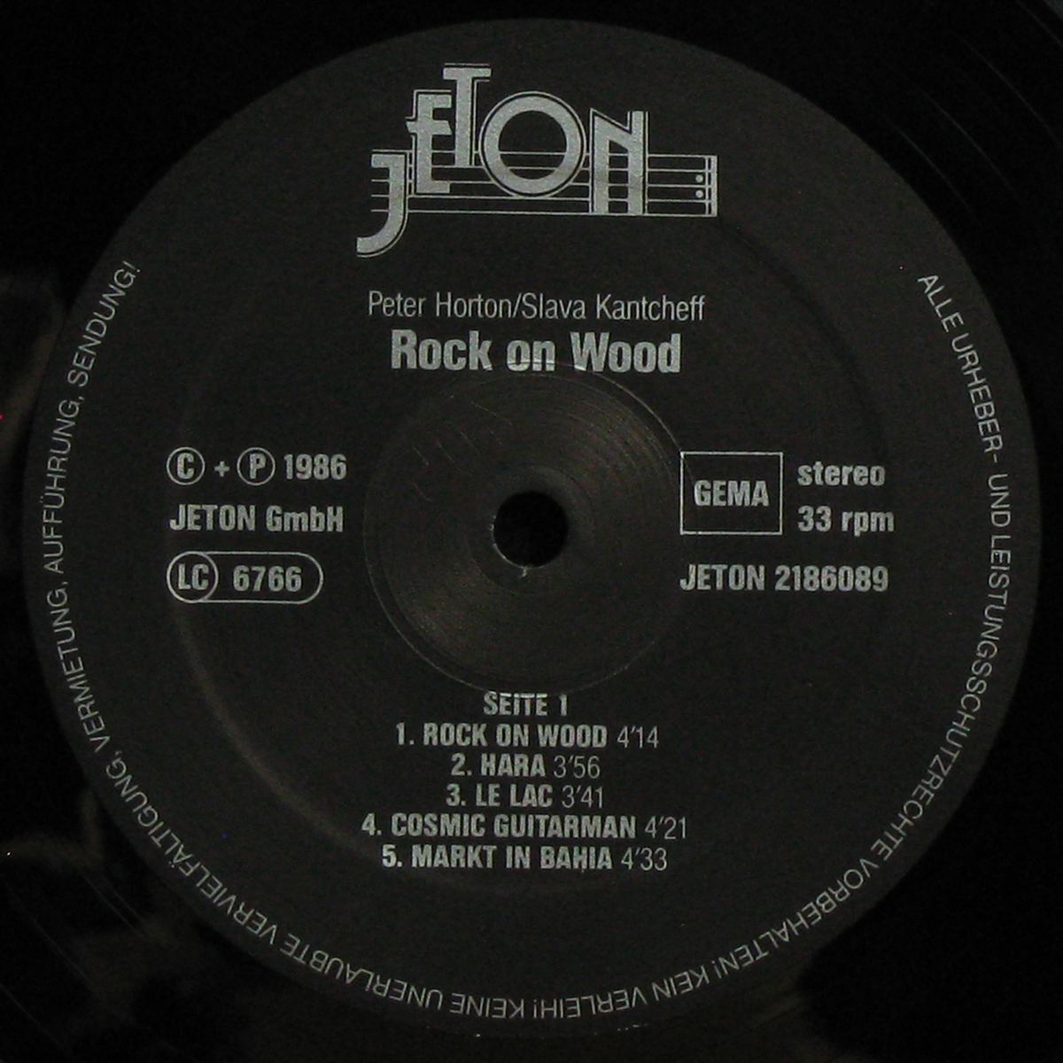 LP Peter Horton / Slava Kantcheff — Rock On Wood фото 2