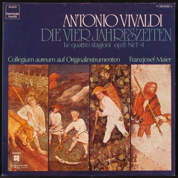 LP Collegium Aureum — Vivaldi: Die Vier Jahreszeiten - Le Quattro Stagiont Op. 8 Nr. фото