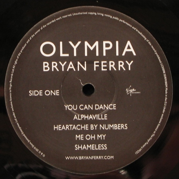 LP Bryan Ferry — Olympia фото 5
