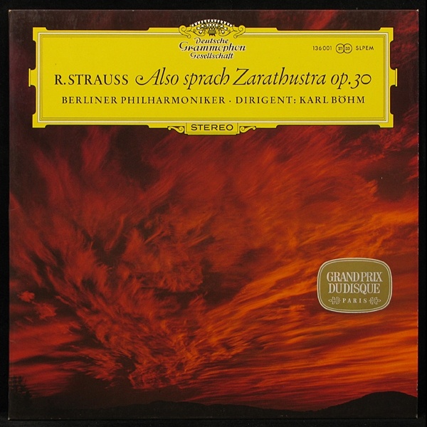 LP Karl Bohm — Strauss: Also Sprach Zarathustra op. 30 фото