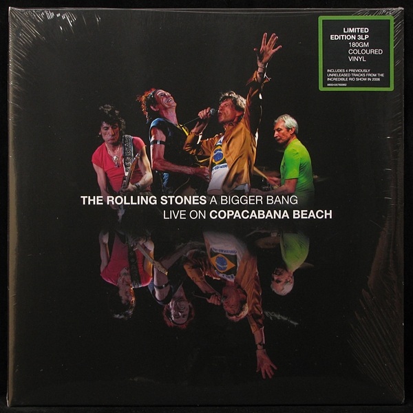 LP Rolling Stones — A Bigger Bang - Live On Copacabana Beach (3LP, coloured vinyl) фото