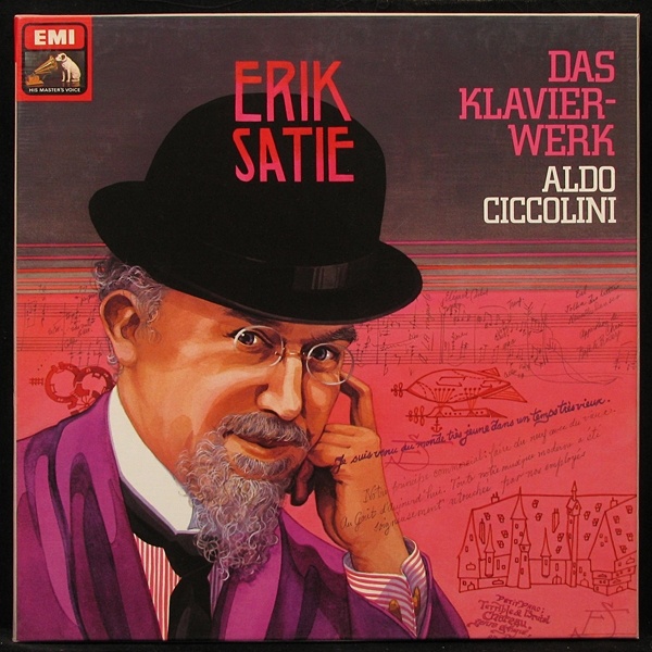 LP Aldo Ciccolini — Erik Satie: Das Klavierwerk (6LP BOX, + booklet) фото