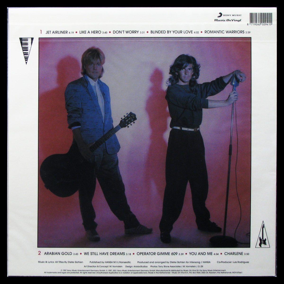 LP Modern Talking — Romantic Warriors (coloured vinyl) фото 2