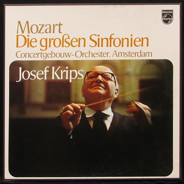 LP Josef Krips — Mozart: 20 Grandes Symphonies (8LP BOX, + booklet) фото