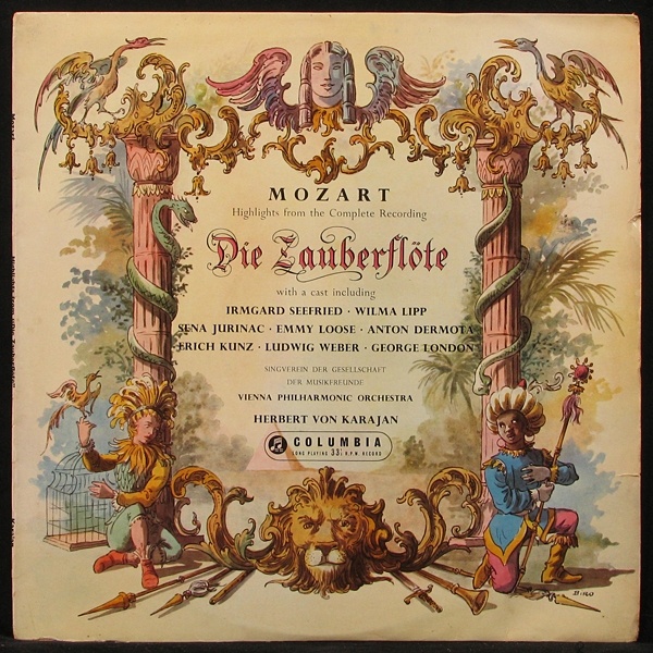 LP Karajan — Mozart: Highlights From 'Die Zauberflote' фото
