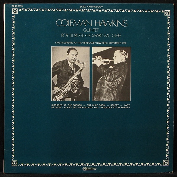LP Coleman Hawkins — Live Recording At The Birdland фото