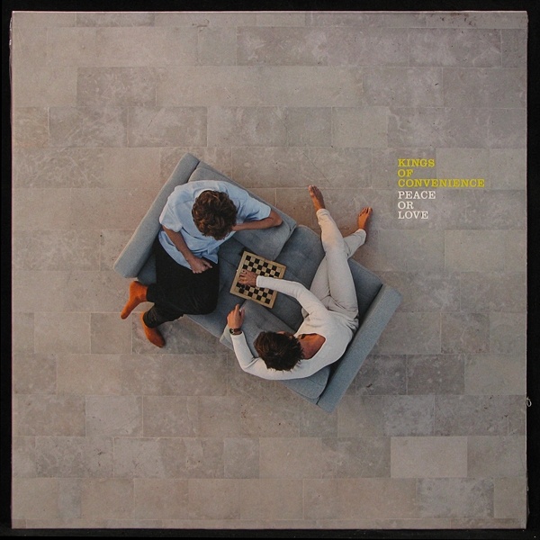 LP Kings Of Convenience — Peace Or Love (coloured vinyl) фото