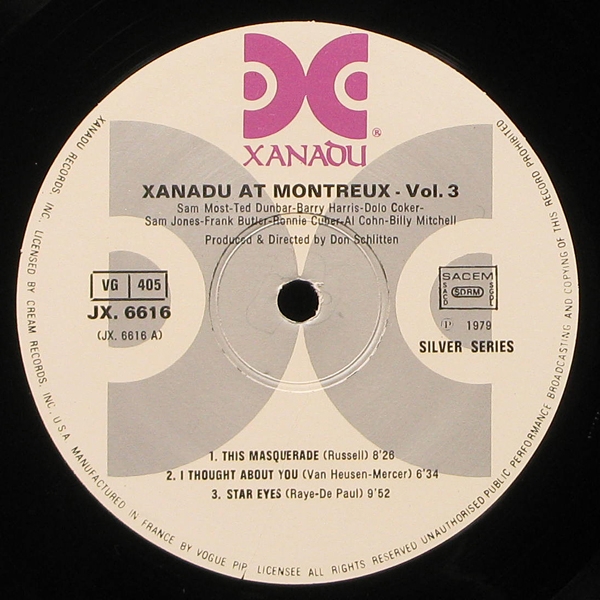 LP Xanadu — Xanadu At Montreux Volume Three фото 2