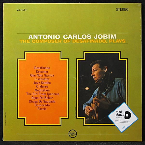 LP Antonio Carlos Jobim — Composer Of Desafinado, Plays фото