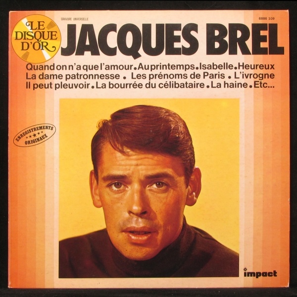 LP Jacques Brel — Jacques Brel (1977) фото