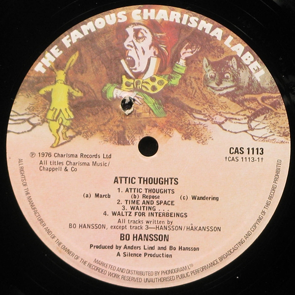LP Bo Hansson — Attic Thoughts фото 2