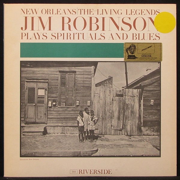 LP Jim Robinson's New Orleans Band — Jim Robinson Plays Spirituals And Blues фото