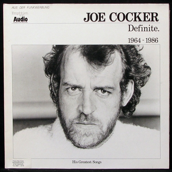 LP Joe Cocker — Definite 1964-1986 фото