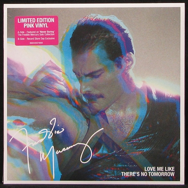 LP Freddie Mercury — Love Me Like There's No Tomorrow (single, coloured vinyl) фото