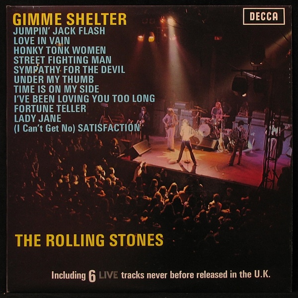 LP Rolling Stones — Gimme Shelter фото