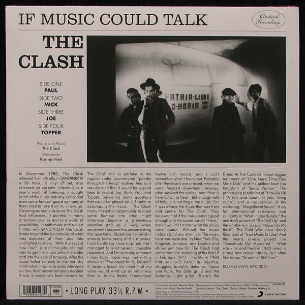 LP Clash — If Music Could Talk (2LP) фото 2