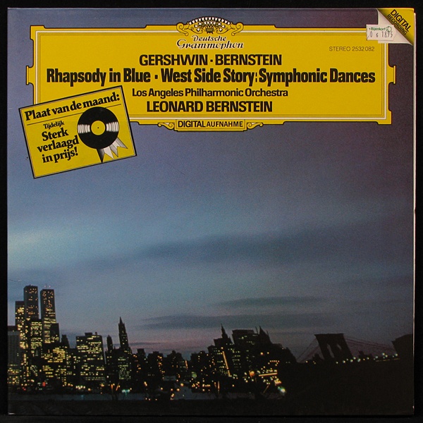 LP Leonard Bernstein — Gershwin: Rhapsody In Blue / West Side Story: Symphonic Dances фото