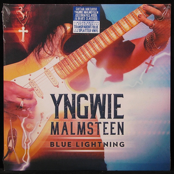 LP Yngwie J. Malmsteen — Blue Lightning (2LP, coloured vinyl) фото
