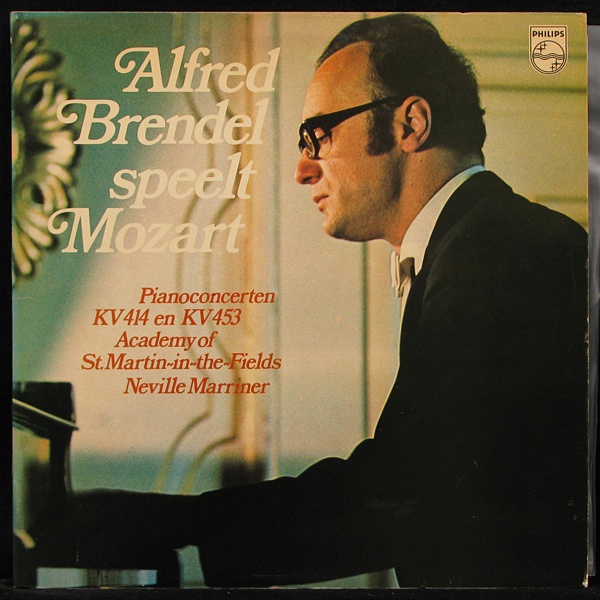 LP Alfred Brendel / Neville Marriner — Alfred Brendel Speelt Mozart: Pianoconcerten KV 414 En KV 453 (+ booklet) фото
