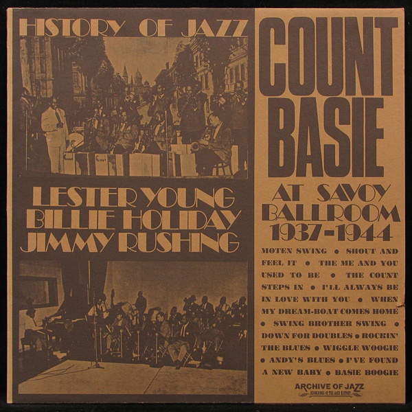 LP Count Basie — At Savoy Ballroom 1937-1944 фото