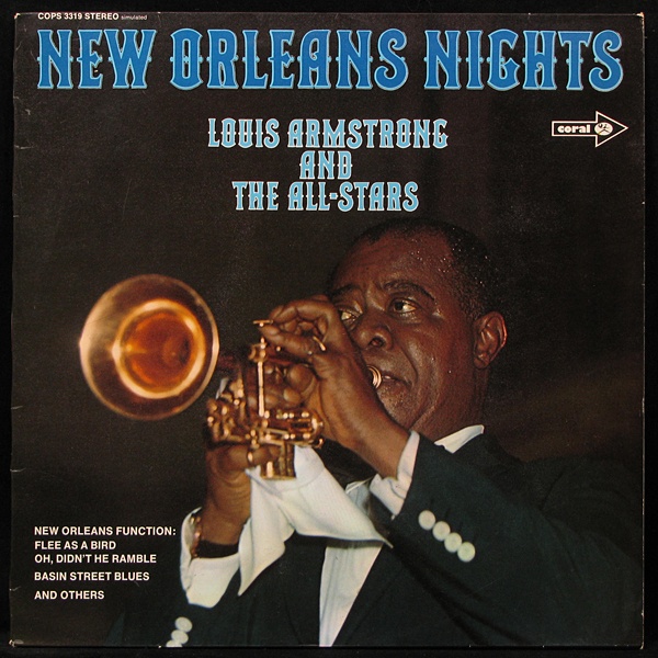 LP Louis Armstrong — New Orleans Nights фото