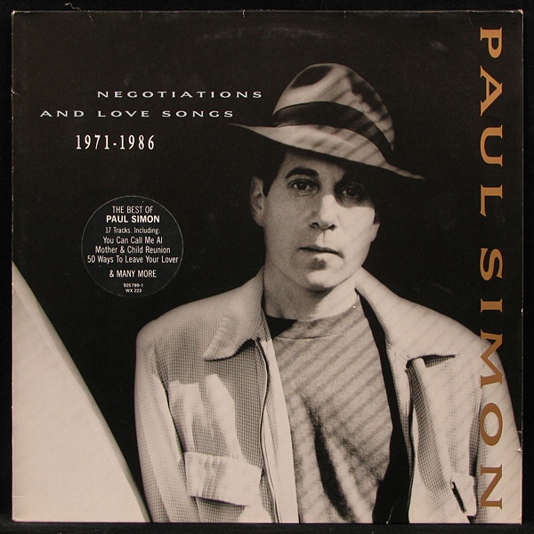 LP Paul Simon — Negotiations And Love Songs 1971-1986 (2LP) фото