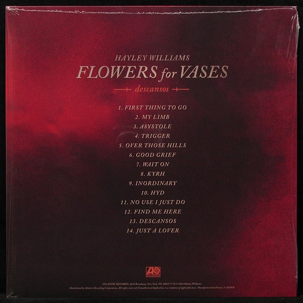 LP Hayley Williams — Flowers For Vases / Descansos (coloured vinyl) фото 2