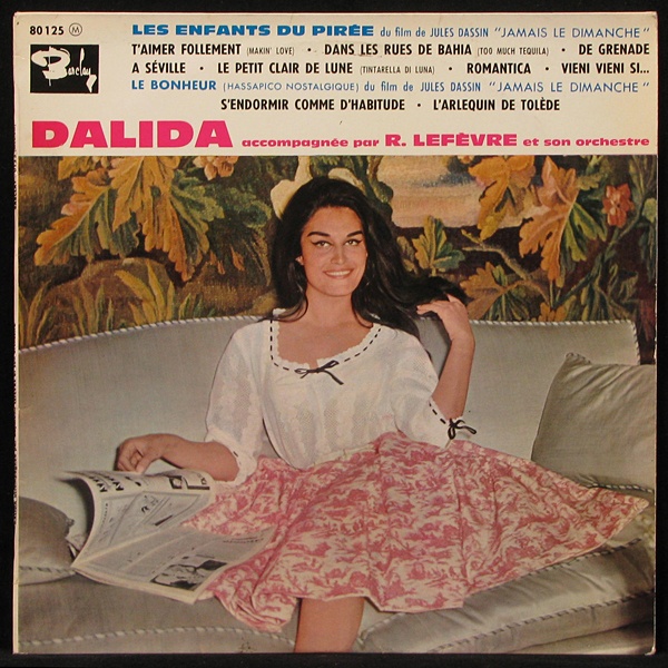 LP Dalida — Dalida (1960) фото