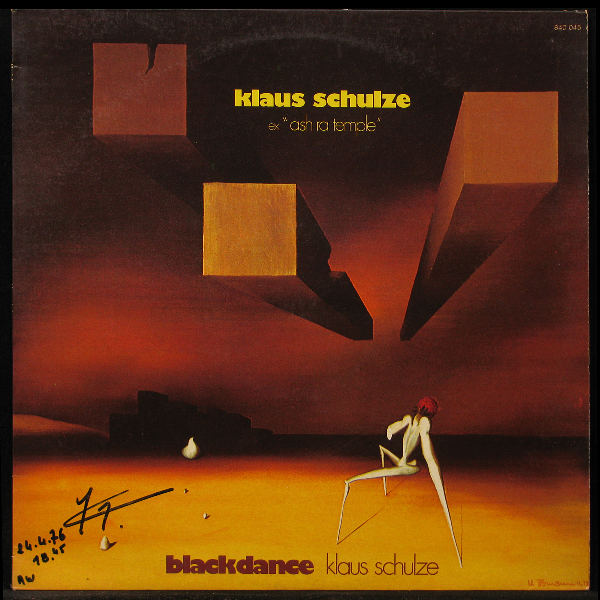 LP Klaus Schulze — Blackdance фото