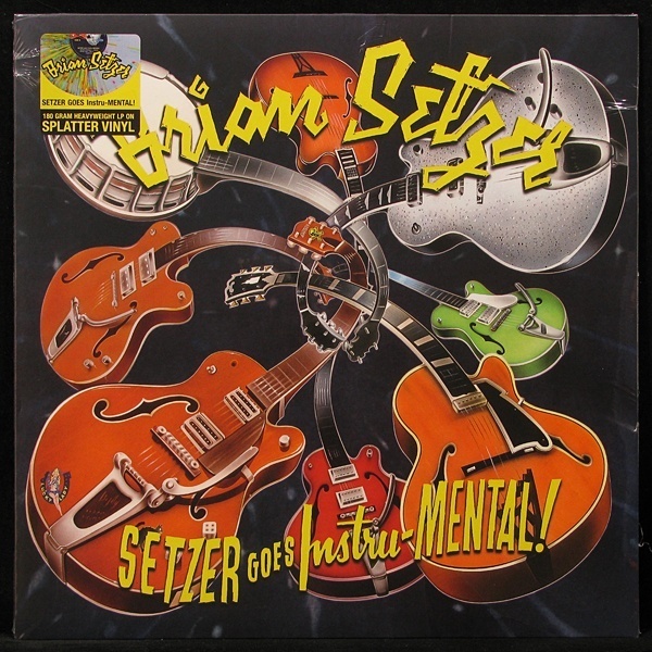 LP Brian Setzer — Setzer Goes Instru-Mental! (coloured vinyl) фото