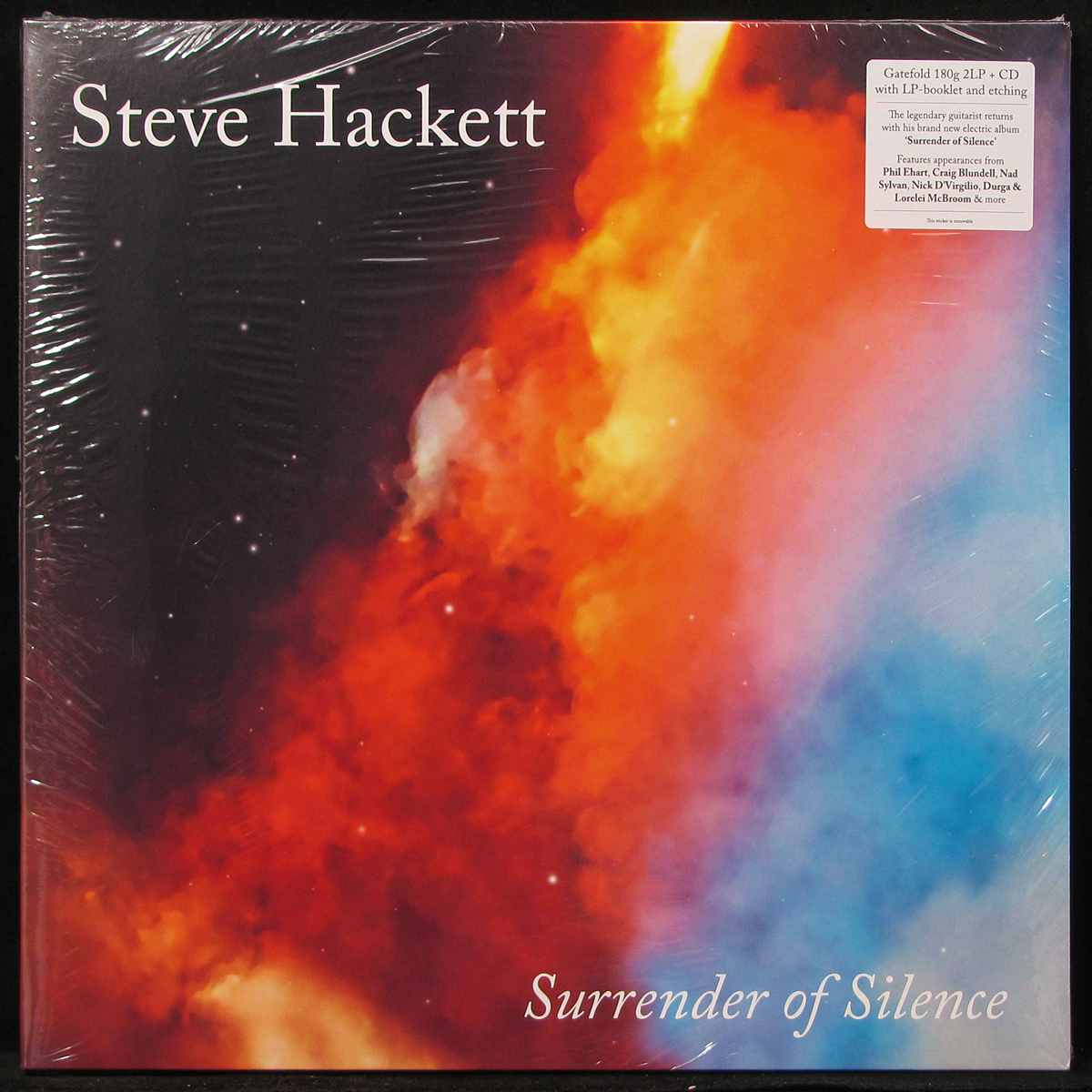 LP Steve Hackett — Surrender Of Silence (2LP, + CD, +booklet) фото
