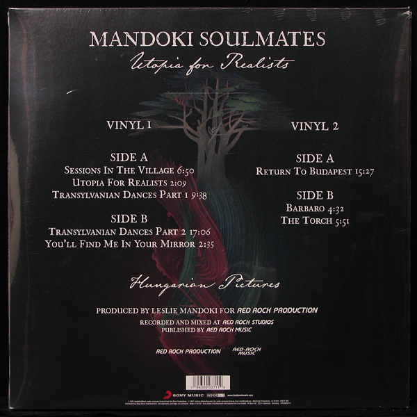 LP Mandoki Soulmates — Utopia For Realists: Hungarian Pictures (2LP, +CD) фото 2