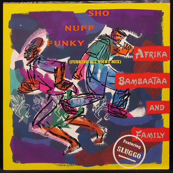 LP Afrika Bambaataa And Family — Shu Nuf Funky (maxi) фото