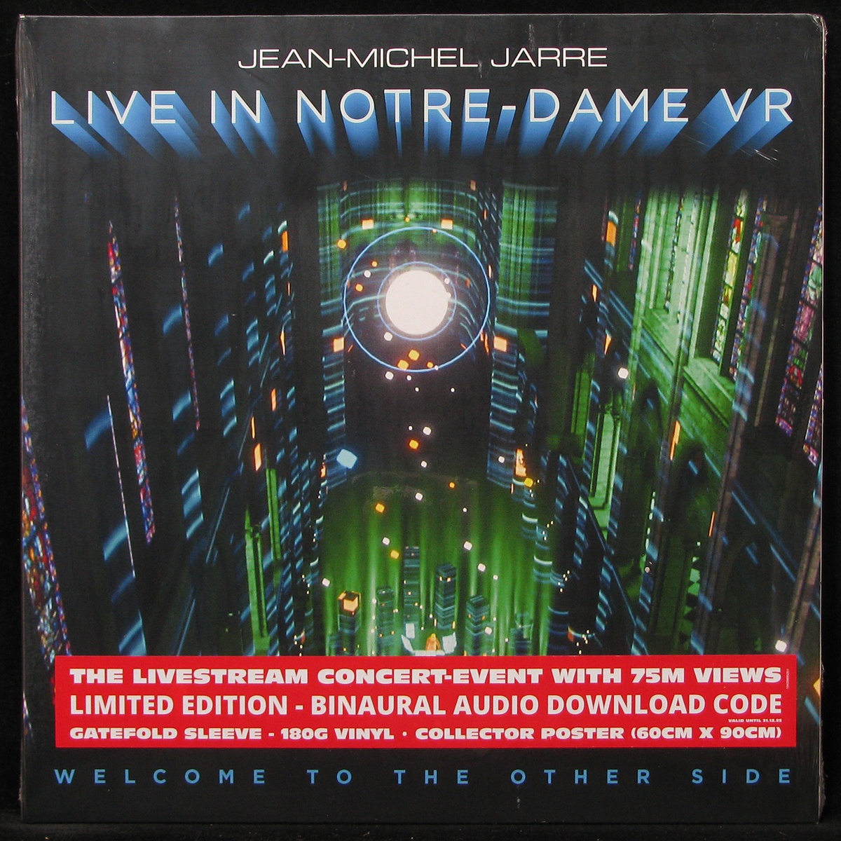 LP Jean Michel Jarre — Welcome To The Other Side - Live In Notre-Dame VR (+ poster) фото