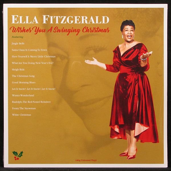 LP Ella Fitzgerald — Wishes You A Swinging Christmas (coloured vinyl) фото