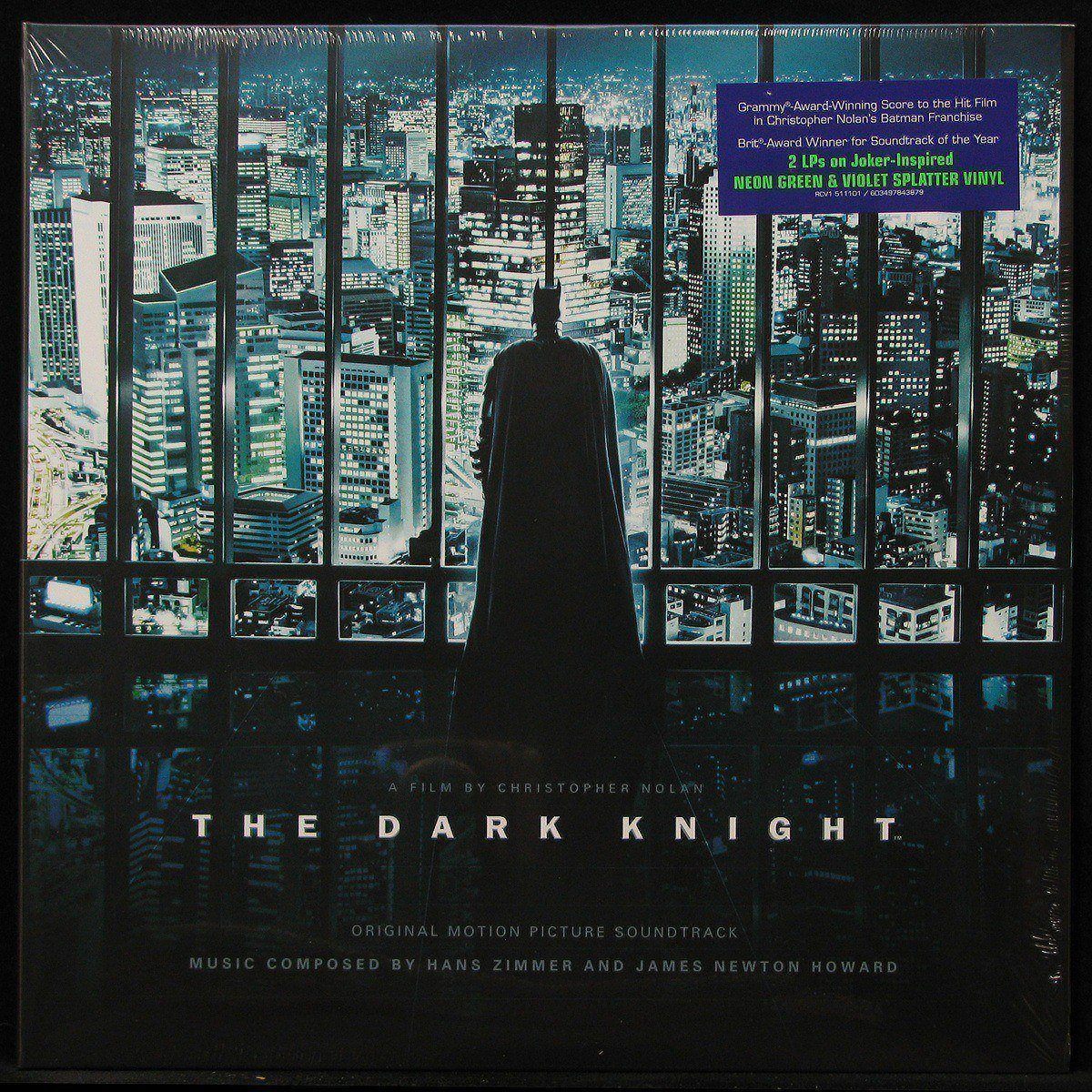 LP Hans Zimmer / James Newton Howard — Dark Knight (2LP, coloured vinyl) фото