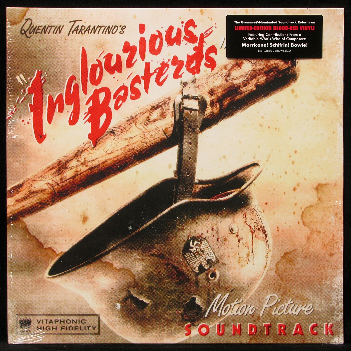 LP Soundtrack — Quentin Tarantino's Inglourious Basterds (coloured vinyl) фото