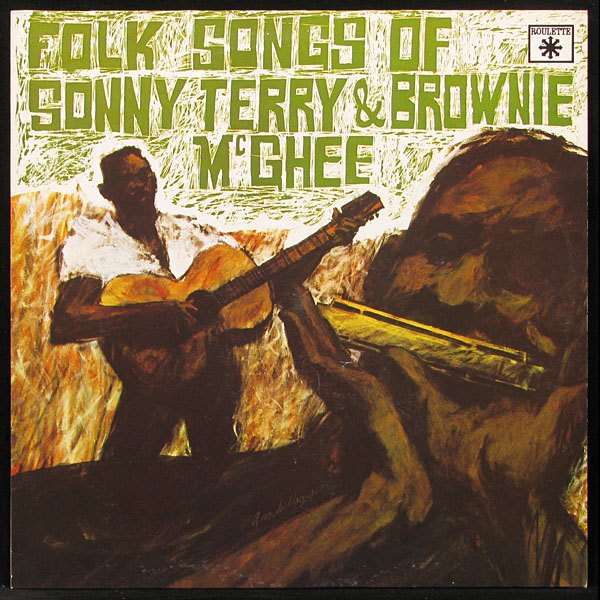 LP Sonny Terry & Brownie McGhee — Folk Songs Of Sonny Terry & Brownie McGhee фото