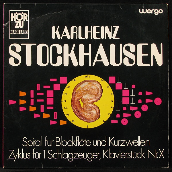 LP Karlheinz Stockhausen — Spiral Fur Blockflote Und Kurzwellen фото