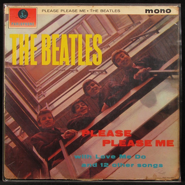 LP Beatles — Please Please Me (mono, crossover pressing) фото