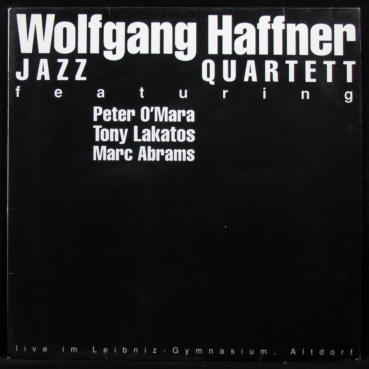 LP Wolfgang Haffner Jazz Quartett — Live Im Leibniz-Gymnasium Altdorf фото