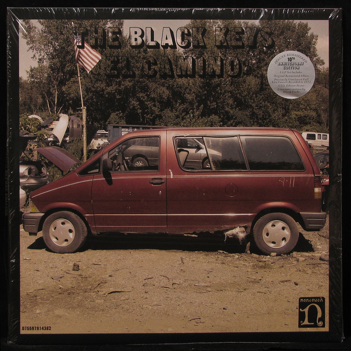 LP Black Keys — El Camino (3LP, Red Van Cover, + poster) фото