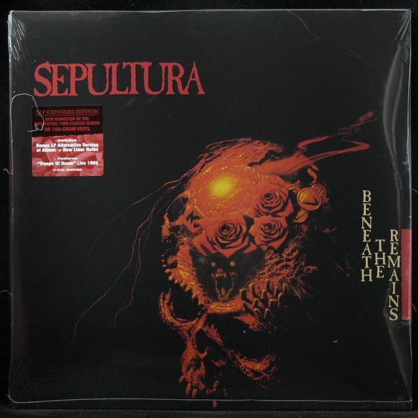 LP Sepultura — Beneath The Remains (2LP) фото